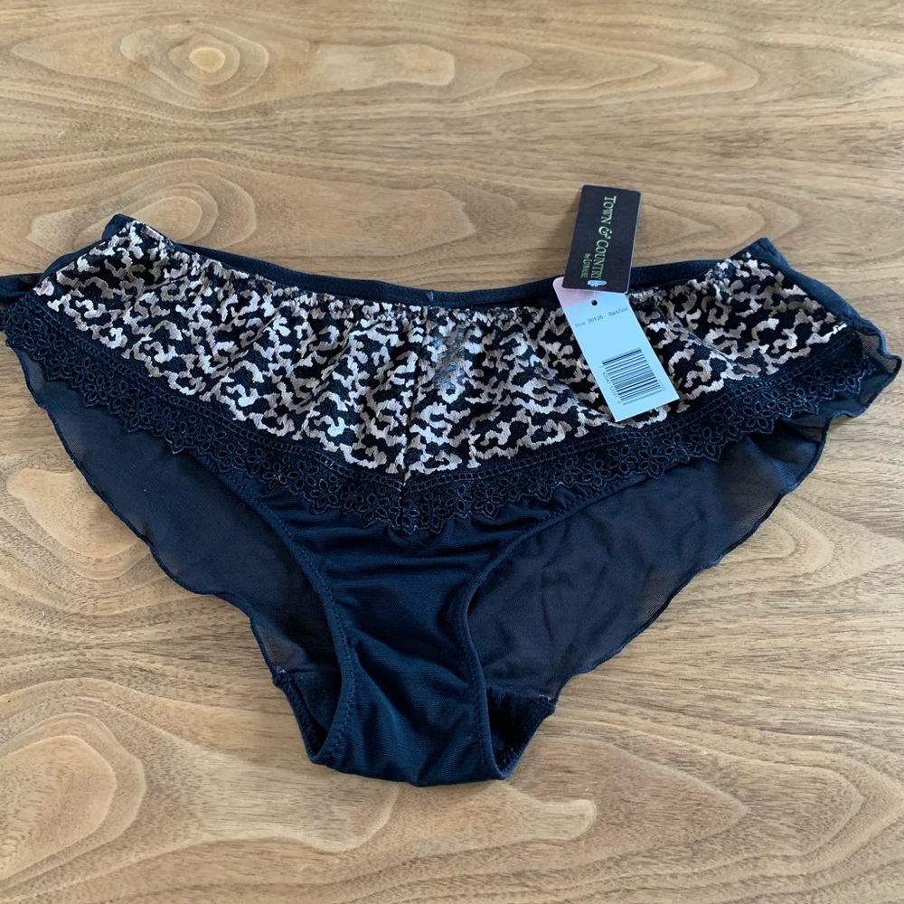 NWT Lunaire Town & Country sheer panties
